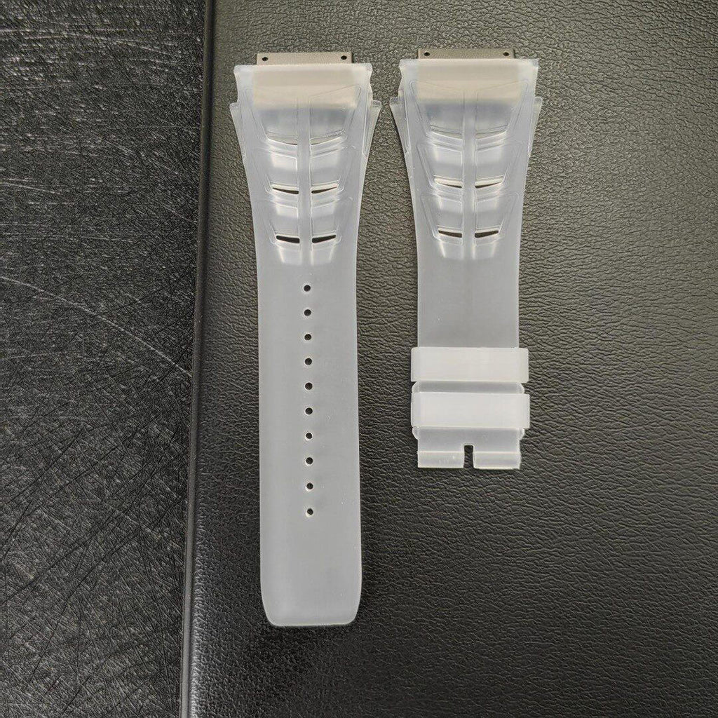 Transparent Silicone Watch Band | Adjustable Replacement Watch Strap with Quick Release