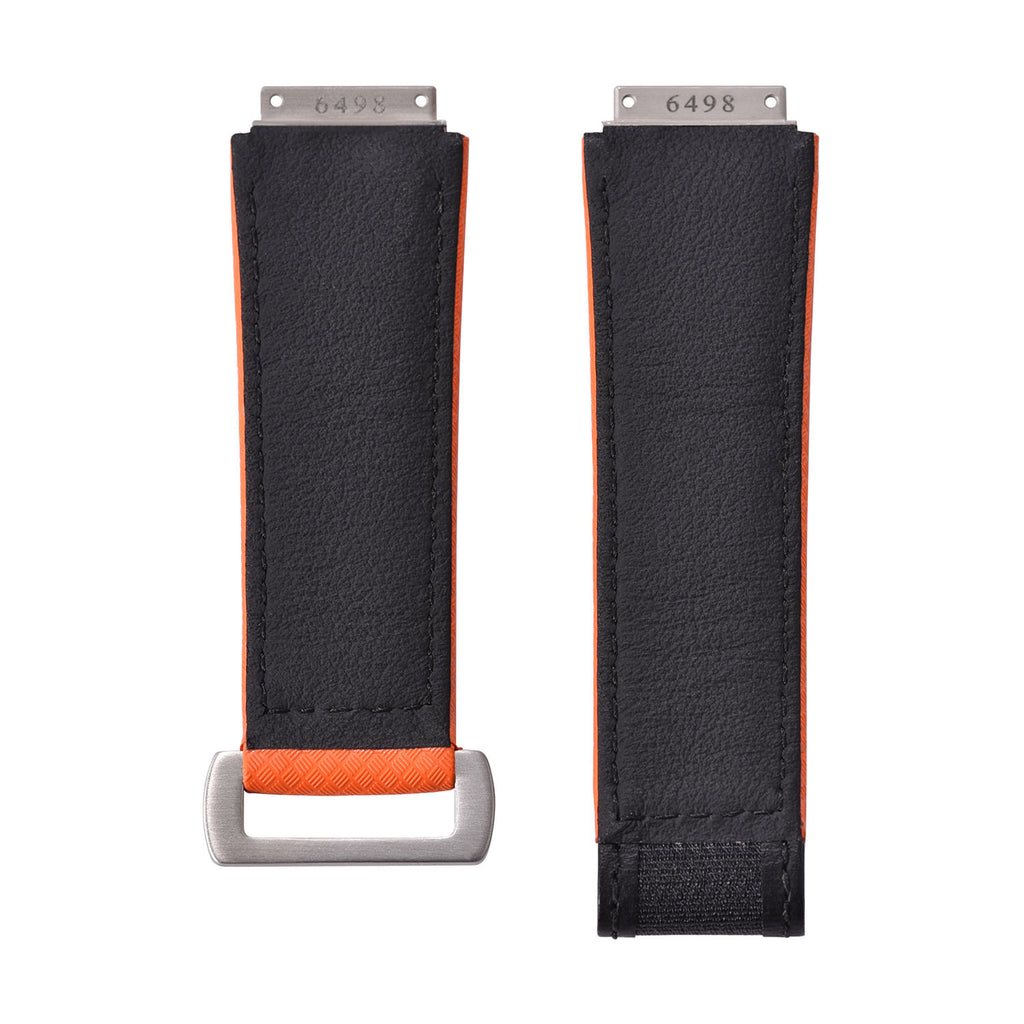 Textured Replacement Watch Band | Adjustable Quick Release Watch Strap with Hook & Loop Closure
