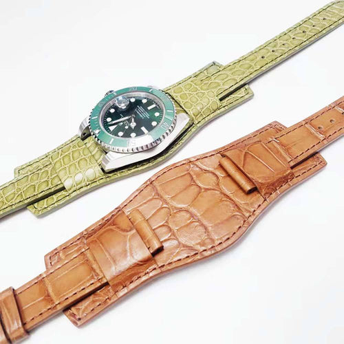 Embossed Pattern Watch Band | Adjustable Replacement Watch Strap with Protective Pad