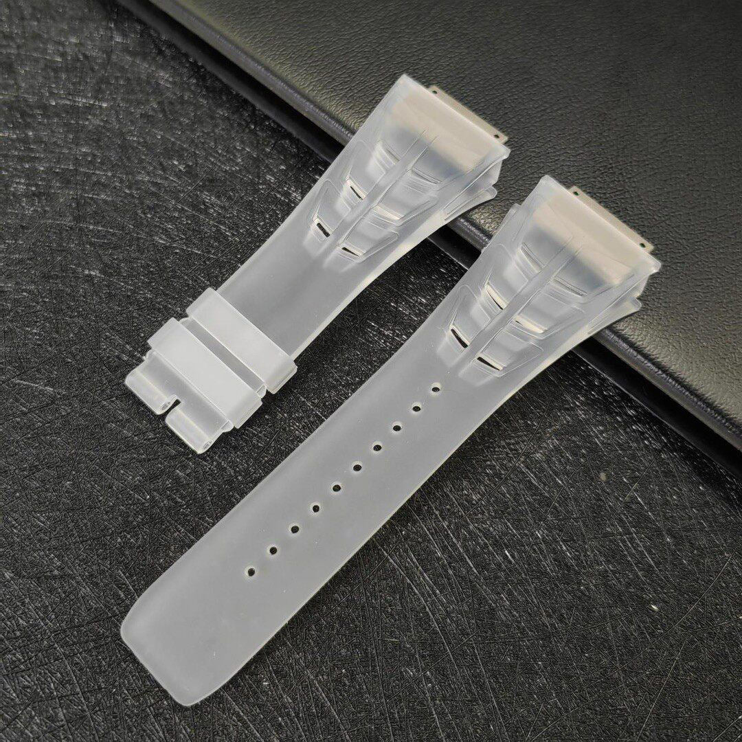 Transparent Silicone Watch Band | Adjustable Replacement Watch Strap with Quick Release