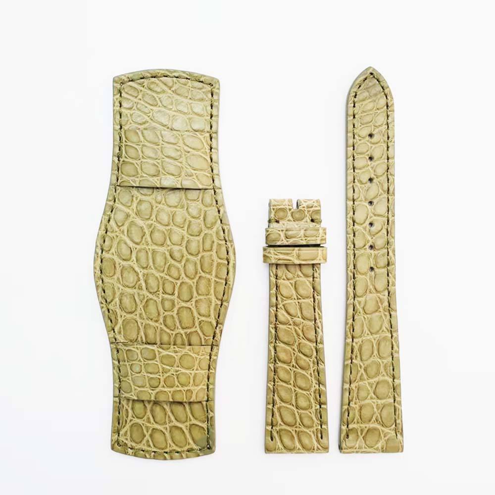 Embossed Pattern Watch Band | Adjustable Replacement Watch Strap with Protective Pad